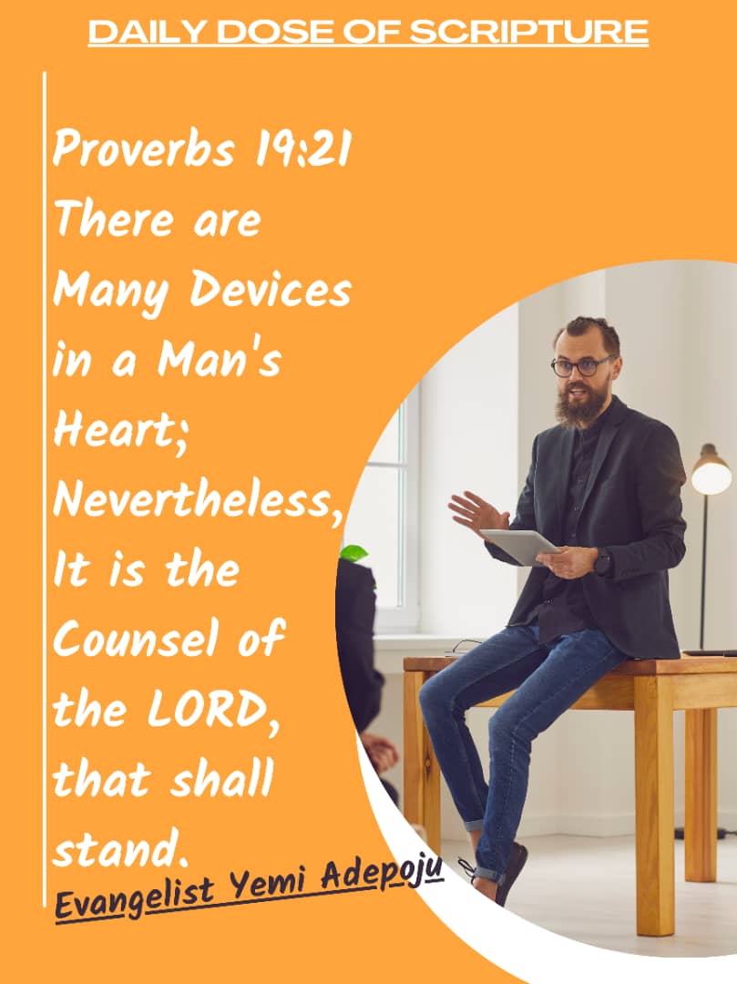 Daily Dose of Scripture Verse with Evang. Yemi Adepoju