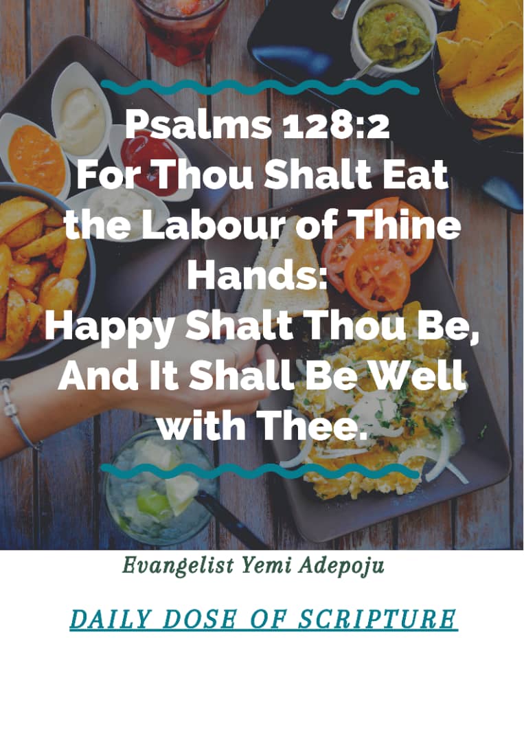 Daily Dose of Scripture Verse with Evang. Yemi Adepoju